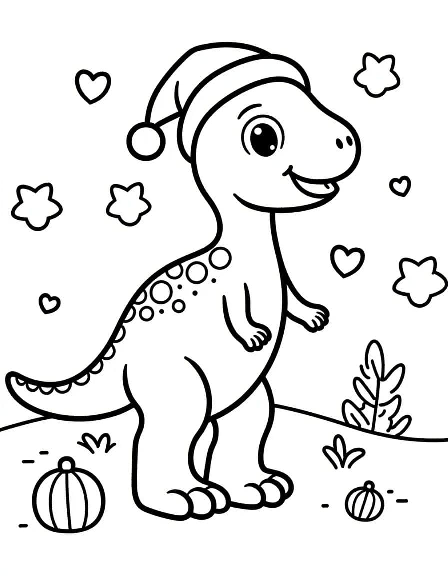 Christmas Dinosaur