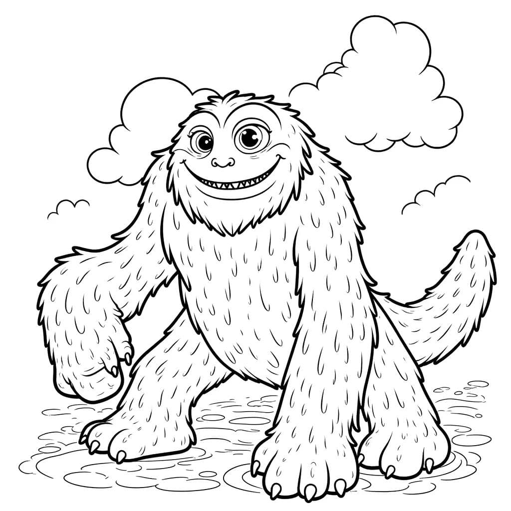 Monster Coloring Pages