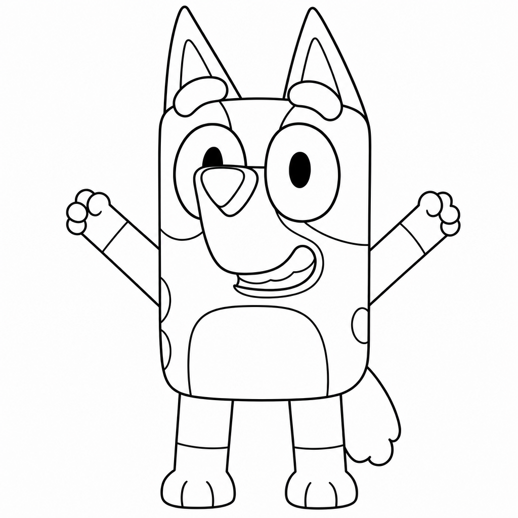 Bluey Coloring Pages preview