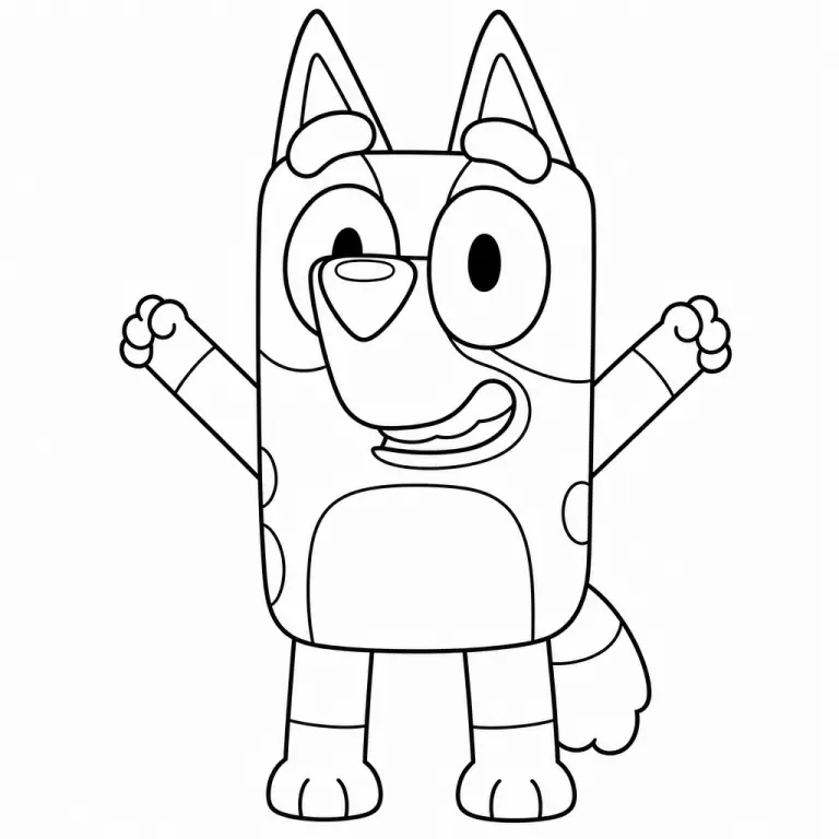 Bluey Coloring Pages preview
