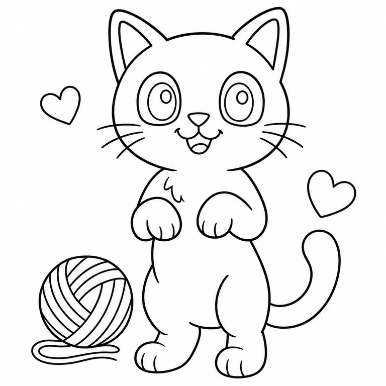 Cat Coloring Pages preview