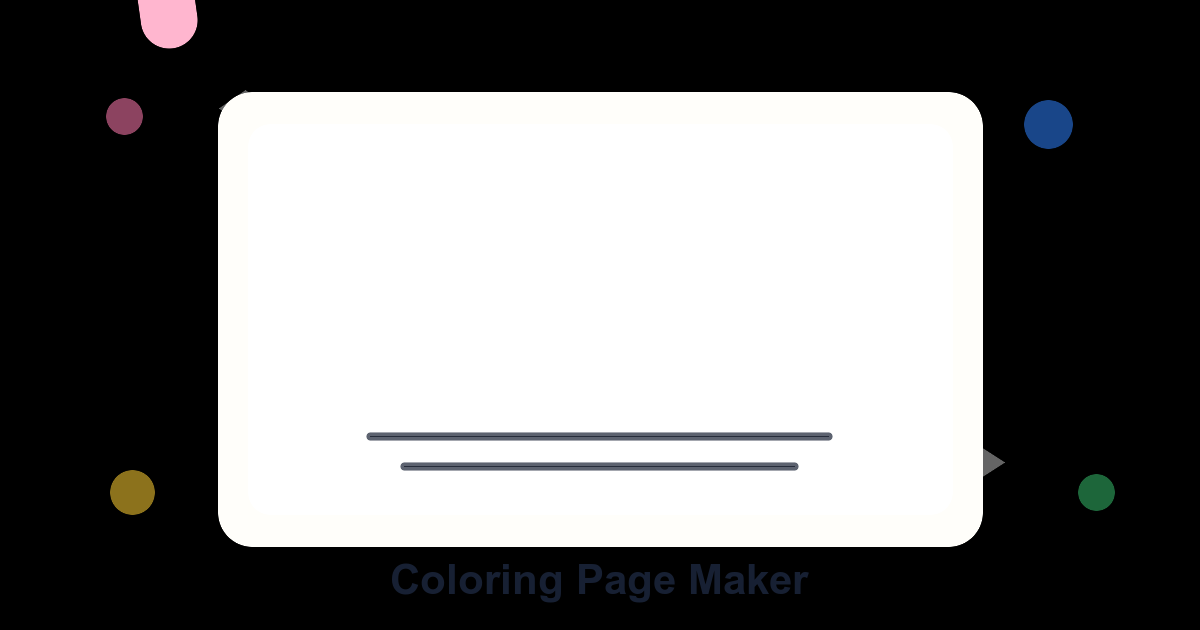 Coloring Page Maker